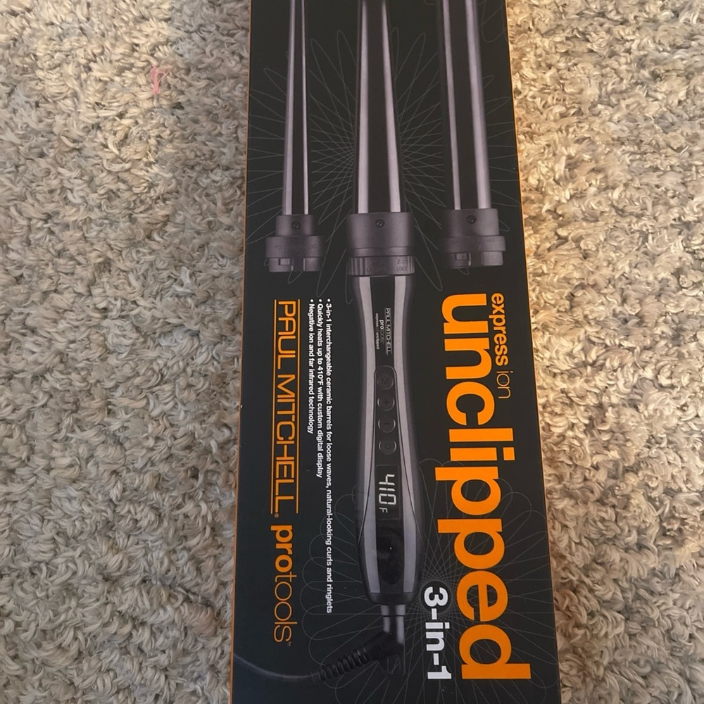 Paul Mitchell Unclipped Curling Set - with 2 bonus attachments - Picture 4 of 8